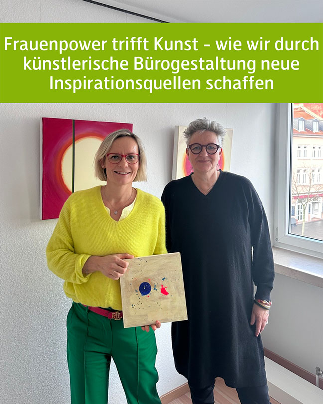 Frauenpower trifft Kunst: Wie wir durch künstlerische Bürogestaltung neue Inspirationsquellen schaffen&quot;