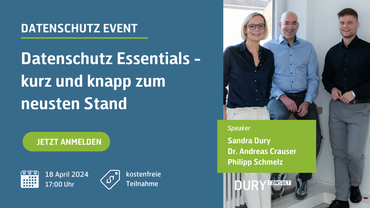 Banner zu Datenschutz-Essentials Event