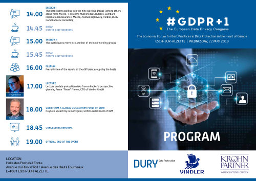 European Data Privacy Congress GDPR 1 22 May 2019 Luxembourg